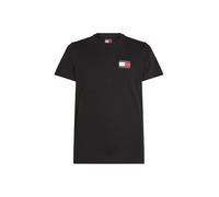 Tommy Hilfiger T-shirt da uomo Tjm Slim Essential Flag Tee Ext, Nero, L