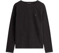 Tommy Hilfiger T-Shirt da Uomo Waffle LS Top UM0UM03816 L/S, Nera, L, Nero (Nero), L