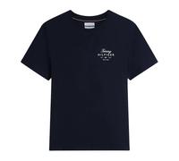 Tommy Hilfiger - T-shirt girocollo in jersey con logo - - Tops - Uomo - Blu - S