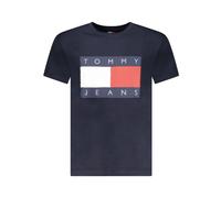 Tommy Hilfiger - T-shirt in cotone - - Tops - Uomo - Blu - M
