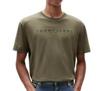 Tommy Hilfiger T-Shirt Kaki Uomo Reg Linearss, cachi., L