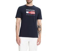 Tommy Hilfiger T-shirt manica corta con logo blu XL