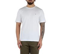 Tommy Hilfiger T-Shirt Manica Corta da Uomo Marchio, Modello Light Interlock MW0MW37508, Realizzato in Cotone. Bianco XL