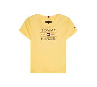Tommy Hilfiger T-shirt maniche corte con stampa logo giallo 16a