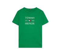Tommy Hilfiger T-shirt maniche corte con stampa logo verde 16a