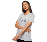 Tommy Hilfiger Heritage Crew Neck T-shirt Loose Fit Light Grey Taglia: S | Maglie Sportivi Outlet | Donna | Grigio