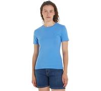 Tommy Hilfiger T-shirt Maniche Corte Donna New Slim Cody Scollo Rotondo, Blu (Blue Spell), XS