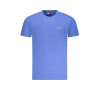Tommy Hilfiger Blue Cotton Men T-Shirt - S