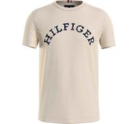 Tommy Hilfiger T-shirt Maniche Corte Uomo Scollo Rotondo, Bianco (Calico), XS