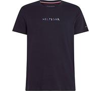Tommy Hilfiger T-shirt Maniche Corte Uomo Scollo Rotondo, Blu (Desert Sky), XS