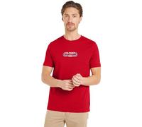 Tommy Hilfiger T-shirt Maniche Corte Uomo Scollo Rotondo, Rosso (Primary Red), S