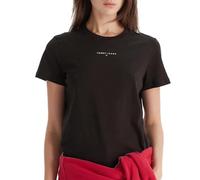 Tommy Hilfiger T-Shirt Nero Donna Linears, Nero , XS