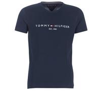 Tommy Hilfiger T-shirt TOMMY FLAG HILFIGER TEE in Marine EU L