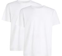 Tommy Hilfiger T-shirt Uomo Confezione da 2 Scollo Rotondo, Bianco (White/White), M