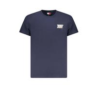 Tommy Hilfiger - T-shirt Uomo in Cotone Blu - - Tops - Uomo - Blu - S