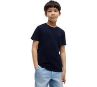 Tommy Hilfiger Maglietta da Ragazzo Team Tommy Graphic SS KB0KB10591 S/S T-Shirt, Blu (Dark Night Navy), 16 Anni