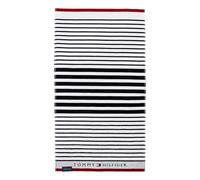 Tommy Hilfiger Telo Mare Piscina Spiaggia Asciugamano Maxi in Spugna di Puro Cotone Cinigliato Disegno: Sairol Taglia: 100 x 180 cm