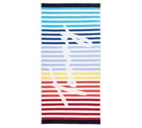 Tommy Hilfiger Telo Mare Piscina Spiaggia Asciugamano Maxi in Spugna di Puro Cotone Cinigliato Disegno: Delight Taglia: 90 x 180 cm