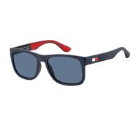Tommy Hilfiger TH 1556/S, Occhiali da Sole Uomo, Multicolore (Bl Redwht), 52