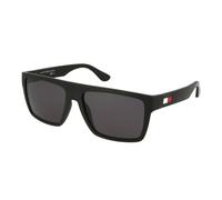Tommy Hilfiger Occhiali da Sole TH 1605/S Matte Black/Grey 56/16/140 uomo