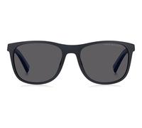 Tommy Hilfiger Th 2042/s Occhiali Da Sole Uomo Blu Squadrato Grigio 54mm