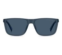 Tommy Hilfiger Th 2043/s Occhiali Da Sole Uomo Blu Squadrato Blu 56mm
