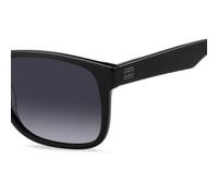 Tommy Hilfiger Uomo TH 2073/S 807/9O Occhiali da sole Bio-acetato Nero Grigio Squadrata Sfumato