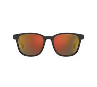 Tommy Hilfiger Th 2202/s Occhiali Da Sole Uomo Nero Rettangolari Rosso 51mm
