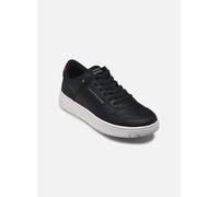 Tommy Hilfiger Uomo Sneakers Basketball in Pelle, Blu (Desert Sky), 46