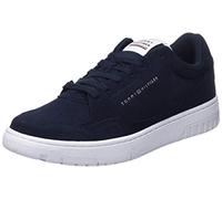 Tommy Hilfiger TH BASKET CORE SUEDE FM0FM04694, Uomo, Blu (Desert Sky), 40 EU