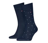 Tommy Hilfiger TH - Calzini da uomo 2P DOT, blu navy, 43-46