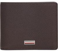 Tommy Hilfiger Th Central Mini CC Wallet Am0am14495 Portafoglio a due persiane da uomo, marrone (chicco di caffè), taglia unica