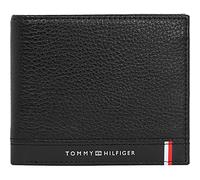 Tommy Hilfiger TH Centrale CC e Moneta, Accessori da Viaggio-Portafoglio bi-Fold in pelle, Uomo, Nero, Taglia Unica