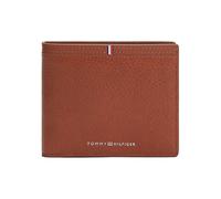 Tommy Hilfiger TH Corp Portafoglio Vera Pelle 9 cm marrone
