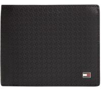 Tommy Hilfiger TH Emboss CC And Coin Am0am14242, Portafoglio Bifold Uomo, Black (Black), One Size