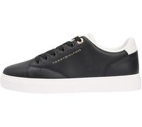Tommy Hilfiger TH Feminine Cupsole Leather FW0FW09105 Low Top, Nero (Nero/Ecru), 38