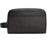 Tommy Hilfiger TH Flag Monogram Washbag Am0am14298, Altri Piccoli Accessori Uomo, Black (Black), One Size