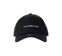 TOMMY HILFIGER Cappello da baseball 'Foundation' nero / bianco, Taglia 55-60