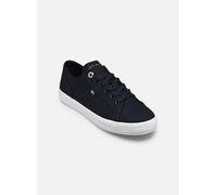 Tommy Hilfiger TH Foxing Sneaker Canvas Fw0fw09170, Basso Top Donna, Blue (Space Blue), 37 EU