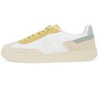 Tommy Hilfiger Donna Sneakers Court Heritage Profilo Basso, Avorio (Muslin), 37 EU