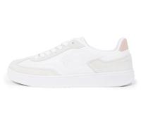 Tommy Hilfiger Donna Sneakers Court Heritage Profilo Basso, Bianco (White), 41 EU
