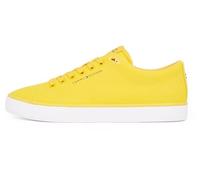 Tommy Hilfiger Uomo Sneakers Vulcanizzate Core Canvas Profilo Basso, Giallo (Primary Yellow), 40 EU