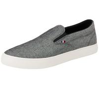 Tommy Hilfiger TH Hi Vulc Low Slip On Ch Fm0fm05390, Slip On Uomo, Nero, 44 EU