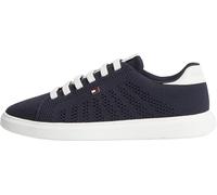 Tommy Hilfiger TH Icon Light Knit Sneaker Fw0fw09401, Basso Top Donna, Blue (Space Blue), 36 EU