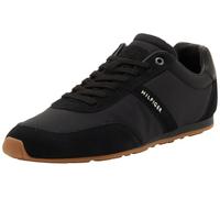 Tommy Hilfiger Uomo Sneakers Running Icon Summer Mix con Logo, Nero (Black), 40