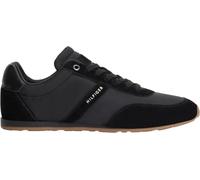 Tommy Hilfiger Uomo Sneakers Running Icon Summer Mix con Logo, Nero (Black), 42