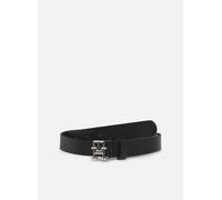 Tommy Hilfiger Donna Cintura TH Logo 2.5 Cintura in Pelle, Nero (Black), 100 cm