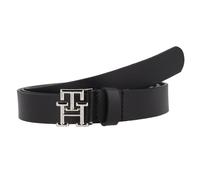 Tommy Hilfiger TH Logo Cintura Pelle 95 cm nero