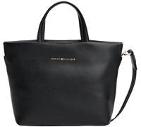 Tommy Hilfiger TH Logotape Mini Tote Aw0aw17694, Donna, Black (Black), One Size