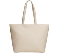 Tommy Hilfiger TH Logotape Tote Aw0aw17693, Donna, Beige (Classic Beige), One Size